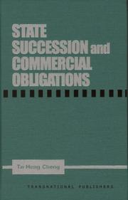 Cover of: State succession and commercial obligations