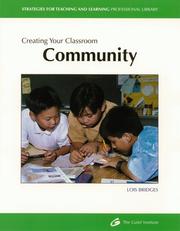Cover of: Creating your classroom community