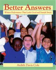 Better answers by Ardith Davis Cole