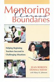 Cover of: Mentoring Across Boundaries by Jean Boreen, Donna Niday, Mary K. Johnson