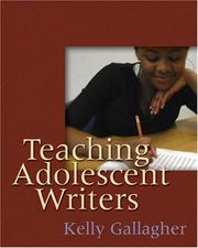 Cover of: Teaching Adolescent Writers