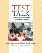 Cover of: Test Talk: Integrating Test Preparation into Reading Workshop