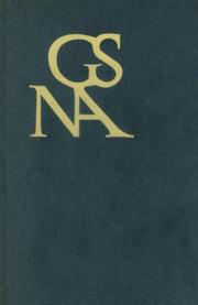 Cover of: Goethe Yearbook 7 (Goethe Yearbook) by Thomas P. Saine