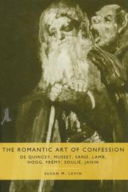 The romantic art of confession by Susan M. Levin