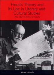 Cover of: Freud's theory and its use in literary and cultural studies: an introduction