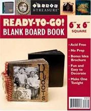 Cover of: Ready to Go Blank Board Books: 6x6 Black