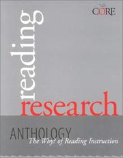 Front cover of Reading Research Anthology by Unknown