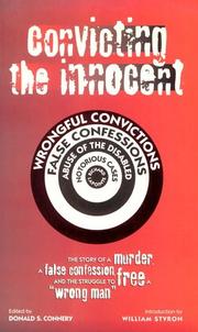 Cover of: Convicting the Innocent by Donald S. Connery