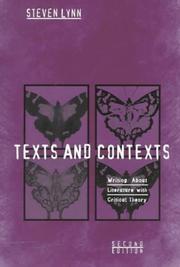 Cover of: Texts and contexts by Steven Lynn