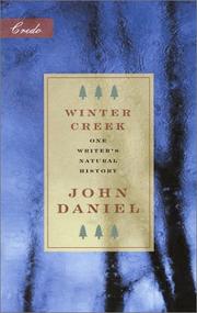 Cover of: Winter creek by Daniel, John