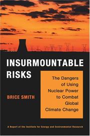 Cover of: Insurmountable Risks | Brice Smith