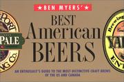 Cover of: Ben Myers' Best American Beers