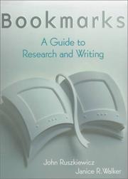 Cover of: Bookmarks: a guide to research and writing