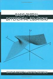 Cover of: Basic Partial Differential Equations by David Bleecker, George Csordas