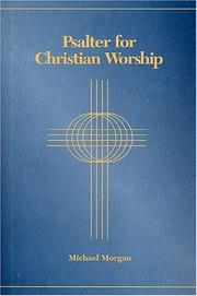 Cover of: The Psalter for Christian worship