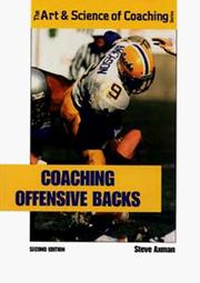 Cover of: Coaching offensive backs