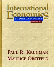 Cover of: International Economics | Paul R. Krugman