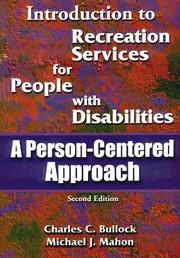 Cover of: Introduction to Recreation Services for People With Disabilities: A Person-Centered Approach