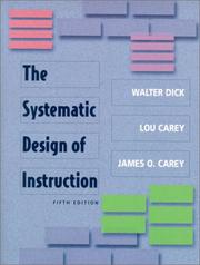 Cover of: The systematic design of instruction by Walter Dick