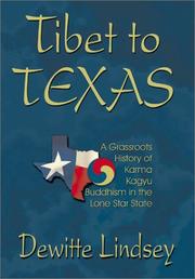 Cover of: Tibet to Texas | Dewitte Lindsey