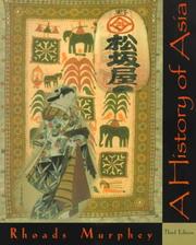 Cover of: A History of Asia (3rd Edition) by Rhoads Murphey