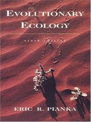 Cover of: Evolutionary ecology by Eric R. Pianka