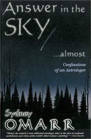 Cover of: Answer in the sky-- almost: confessions of an astrologer