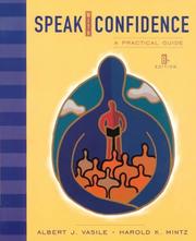 Cover of: Speak with Confidence by Albert J. Vasile, Harold K. Mintz