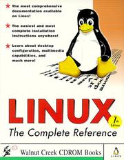 Cover of Linux the Complete Reference