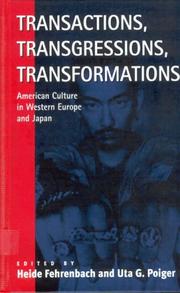 Cover of: Transactions, Transgressions, Tranformations by 