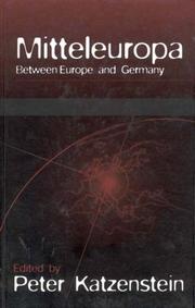 Cover of: Mitteleuropa: Between Europe and Germany (International Political Curren)