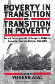 Cover of: Poverty in Transition and Transition in Poverty: Recent Developments in Hungary, Bulgaria, Romania, Georgia, Russia, Mongolia