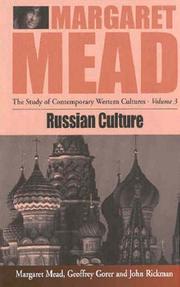 Cover of: Russian Culture by Margaret Mead