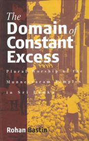The domain of constant excess by Rohan Bastin