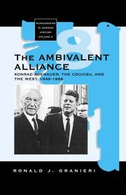 Cover of: The Ambivalent Alliance by Ronald J. Granieri