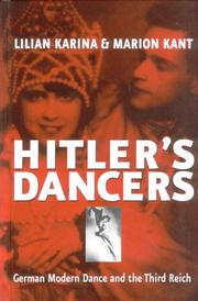 Cover of: Hitler's Dancers: German Modern Dance and the Third Reich