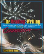 The Reading/Writing Connection by Carol Booth Olson