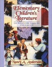 Cover of: Elementary children's literature by Nancy A. Anderson, Nancy A. Anderson