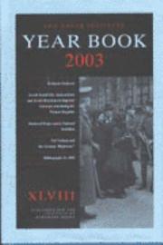 Cover of: Leo Baeck Institute Year Book 2003 (Leo Baeck Institute Yearbook)