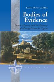 Cover of: Bodies of Evidence by Paul Sant Cassia