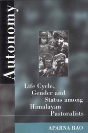Cover of: Autonomy by Aparna Rao