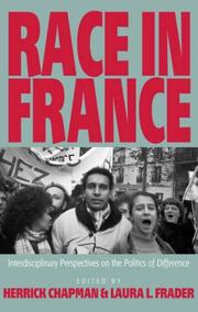 Cover of: Race in France by edited by Herrick Chapman and Laura Frader.