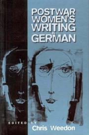 Post-War Women's Writing in German by Chris Weedon