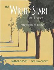 Cover of: The write start with readings: paragraphs to essays