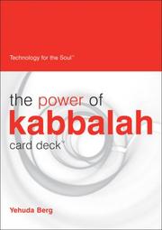 Cover of: The Power of Kabbalah Card Deck (Technology for the Soul)