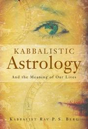 Cover of: Kabbalistic Astrology: And the Meaning of Our Lives