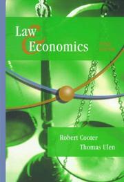 Cover of: Law and economics by Robert Cooter