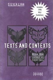 Cover of: Texts and Contexts by Steven Lynn