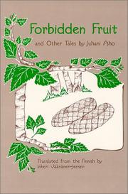 Cover of: Forbidden fruit and other tales by Juhani Aho