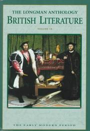 Cover of: The Longman anthology of British literature. by [compiled by] Constance Jordan and Clare Carroll.